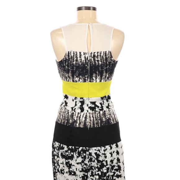 BCBG Tara Printed Color Block Dress - Picture 3 of 8